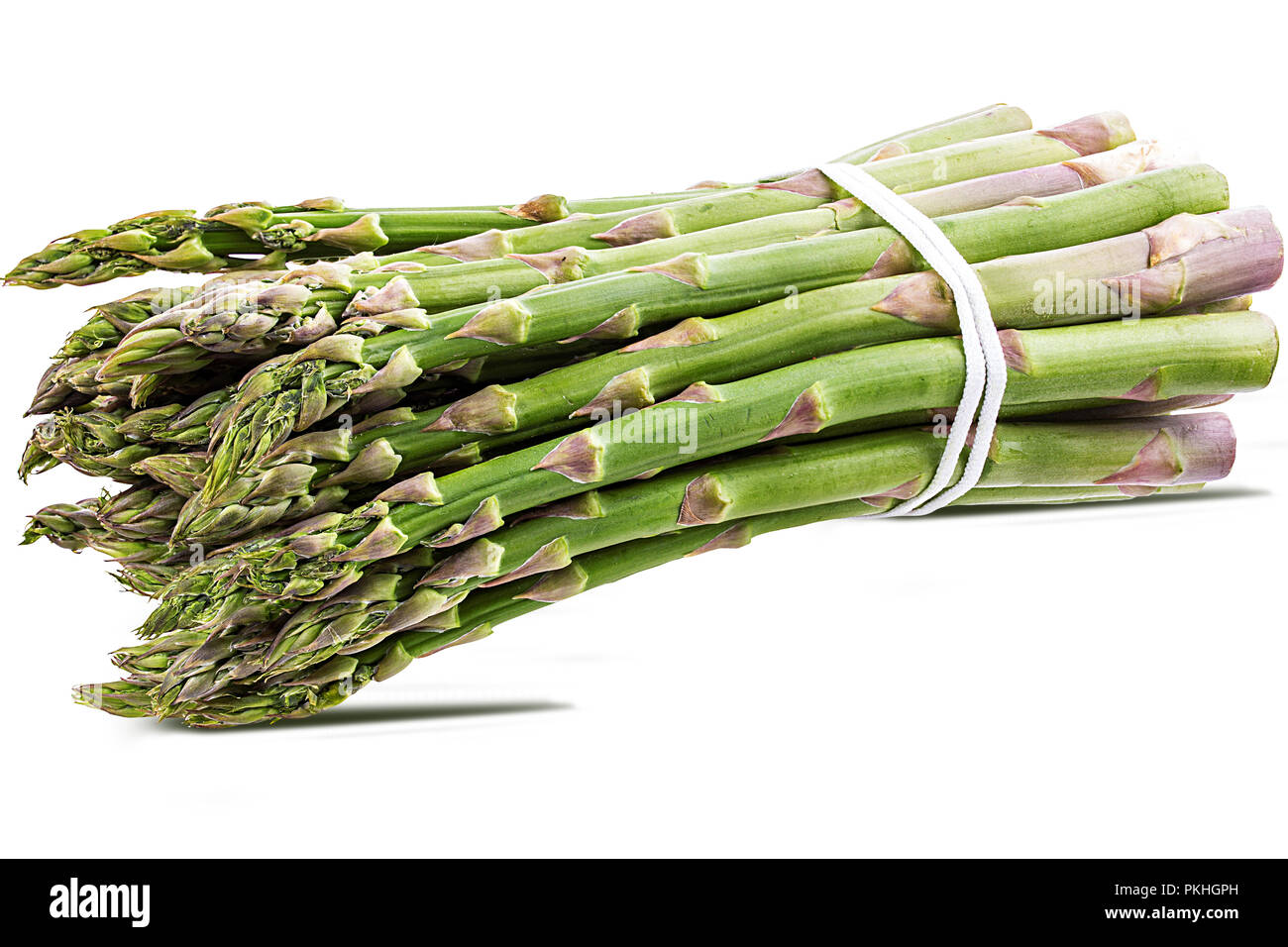 Les asperges isolé sur fond blanc Banque D'Images