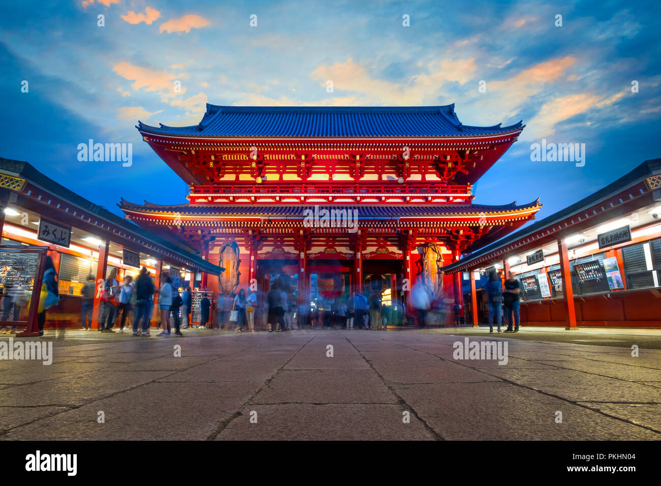- Temple Sensoji Asakusa à Tokyo, Japon TOKYO, JAPON - 29 avril 2018 : dans templefounded 628 Sensoji, également connu sous le nom de temple d'Asakusa Kannon. Pour les plus populaires à Banque D'Images