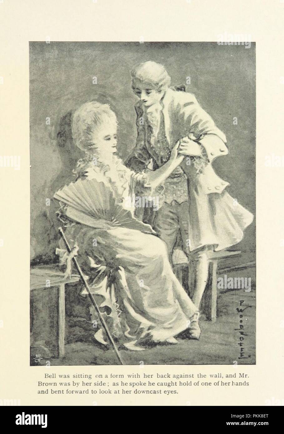 Libre à partir de la page 147 de l'histoire de 'Stella. Un conte vénitien . Avec huit illustrations de Paul' Woodroffe . Banque D'Images