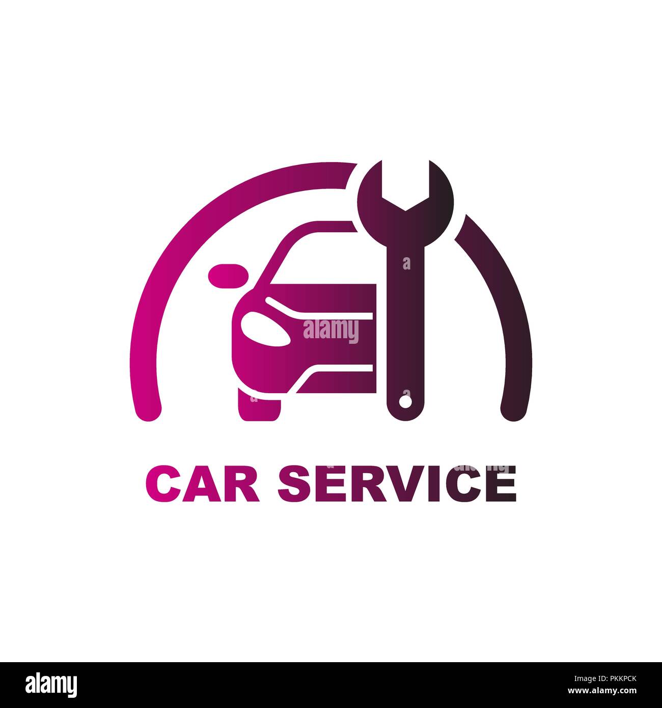 Réparation de voiture logo. Servise Auto logo. Vecteur. EPS 10 Illustration de Vecteur