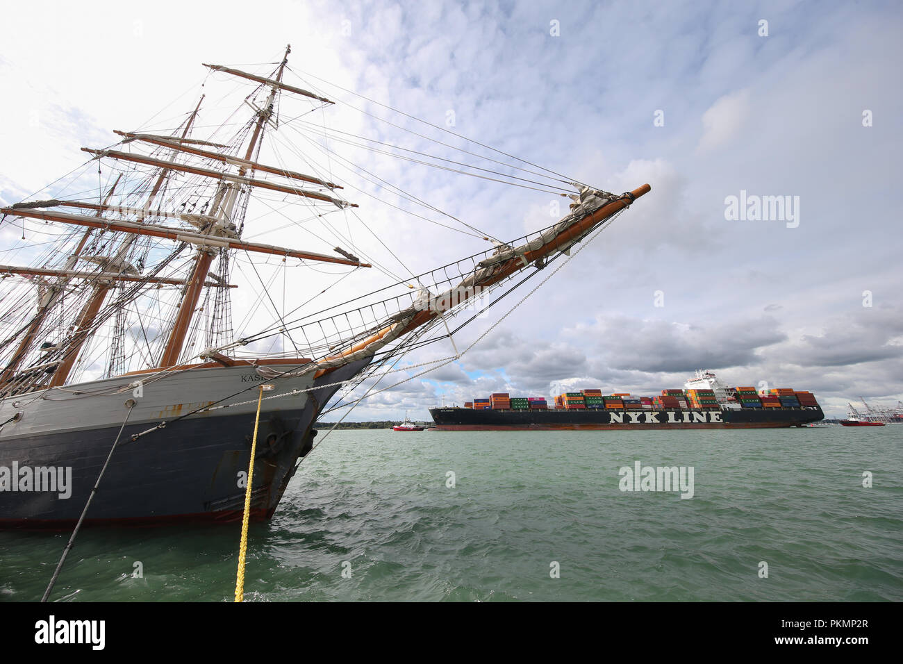 Southampton, UK. 14Th Sep 2018. Miranda Krestovnikoff PLAT, écologiste, à la Southampton Boat Show. Credit : Expo photo/Alamy Live News Banque D'Images