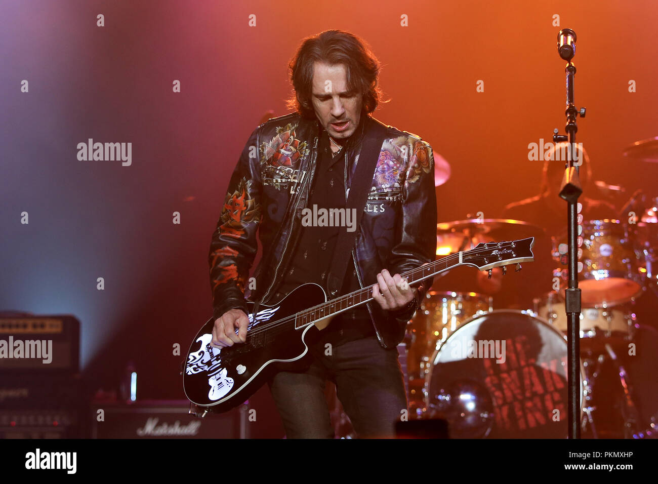 HUNTINGTON, NY - 13 SEPTEMBRE : la chanteuse Rick Springfield se produit en concert à l'extrême le 13 septembre 2018 à Huntington, New York. Credit : AKPhoto/Alamy Live News Banque D'Images