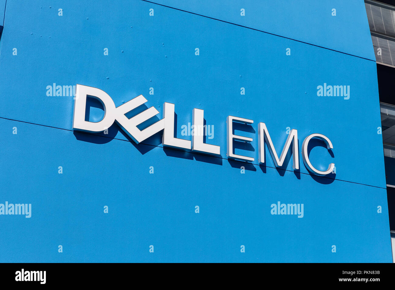 EMC Dell, Great America Parkway, Santa Clara, Californie, États-Unis Banque D'Images