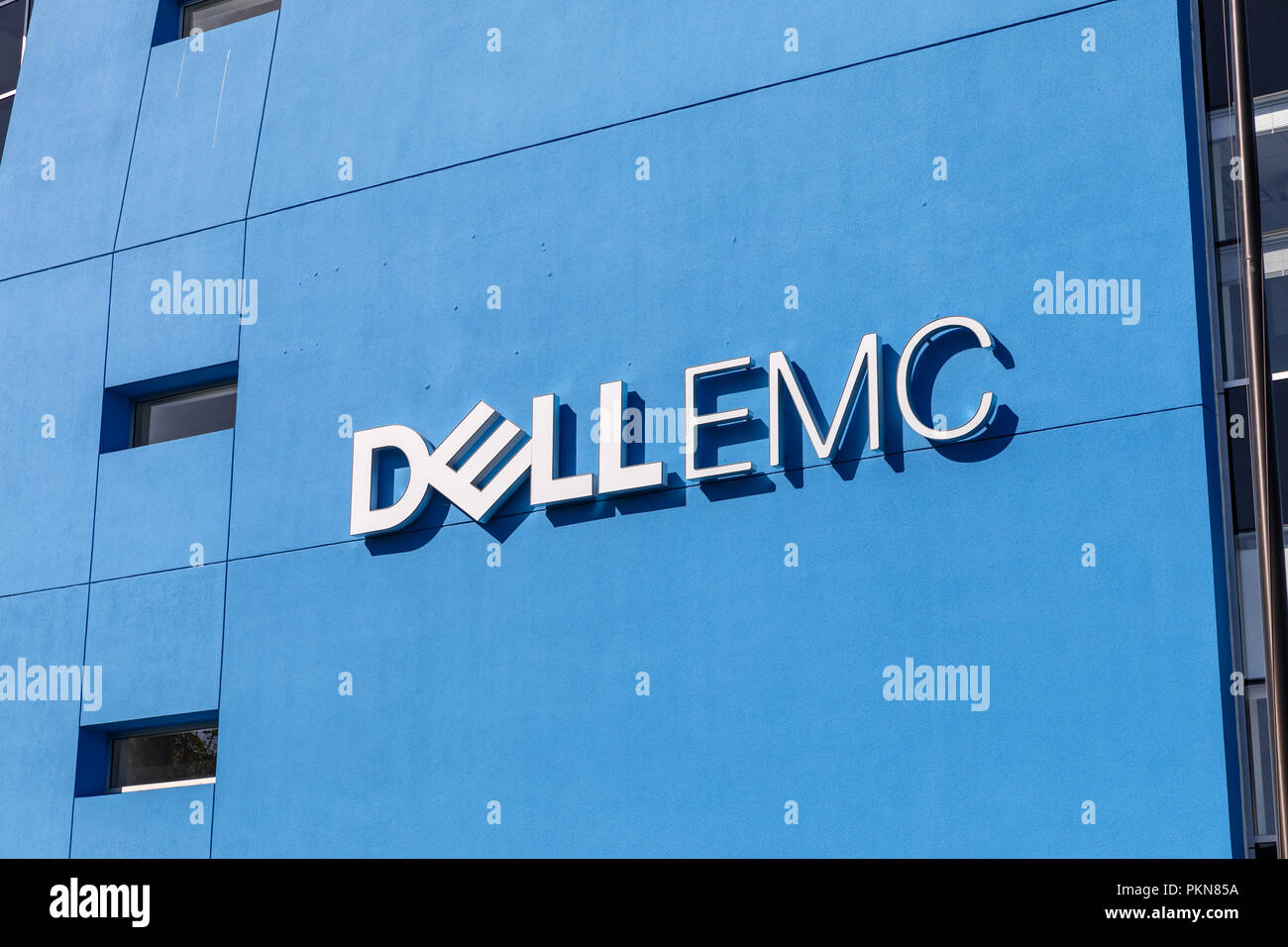 EMC Dell, Great America Parkway, Santa Clara, Californie, États-Unis Banque D'Images