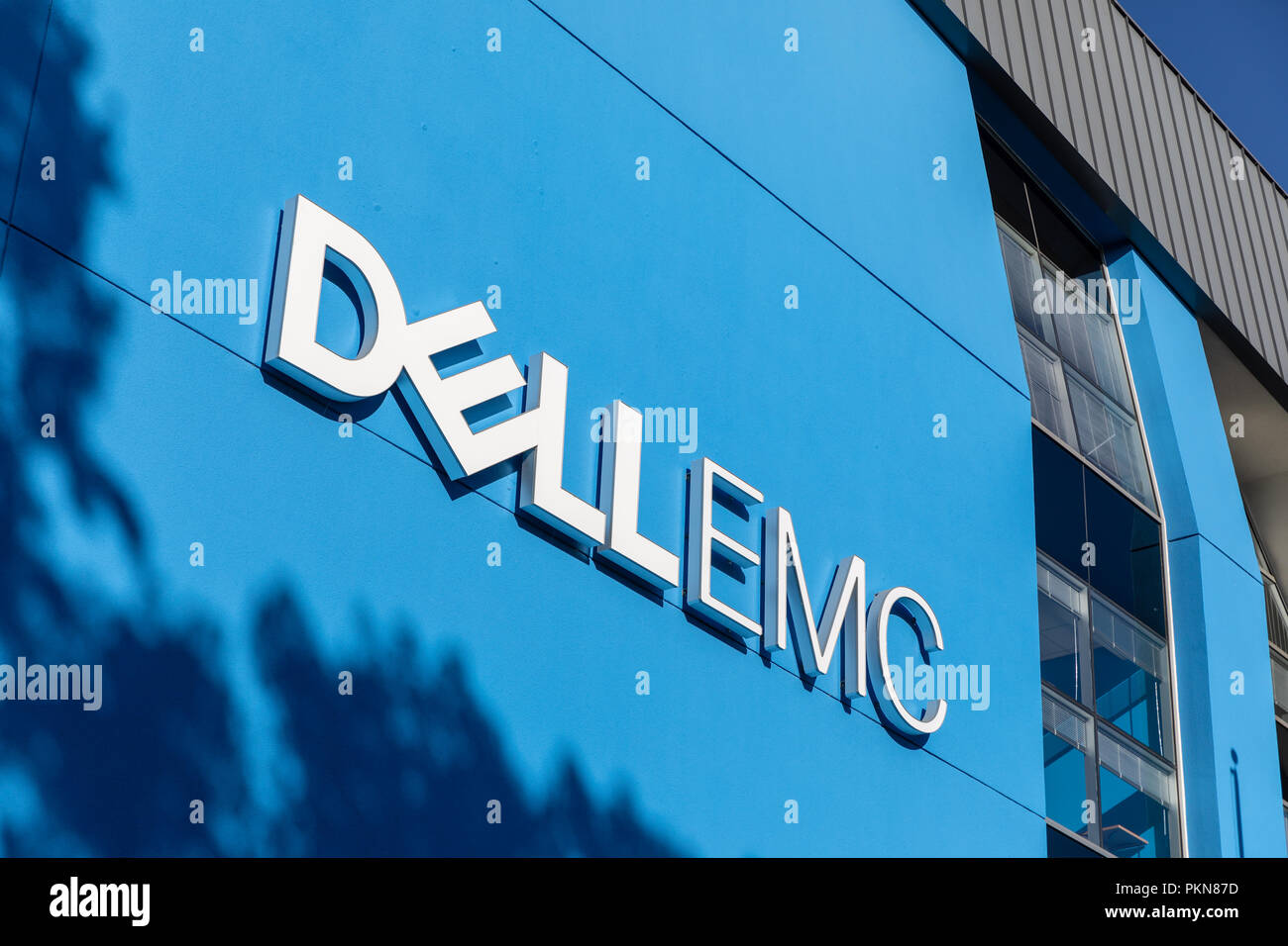 EMC Dell, Great America Parkway, Santa Clara, Californie, États-Unis Banque D'Images