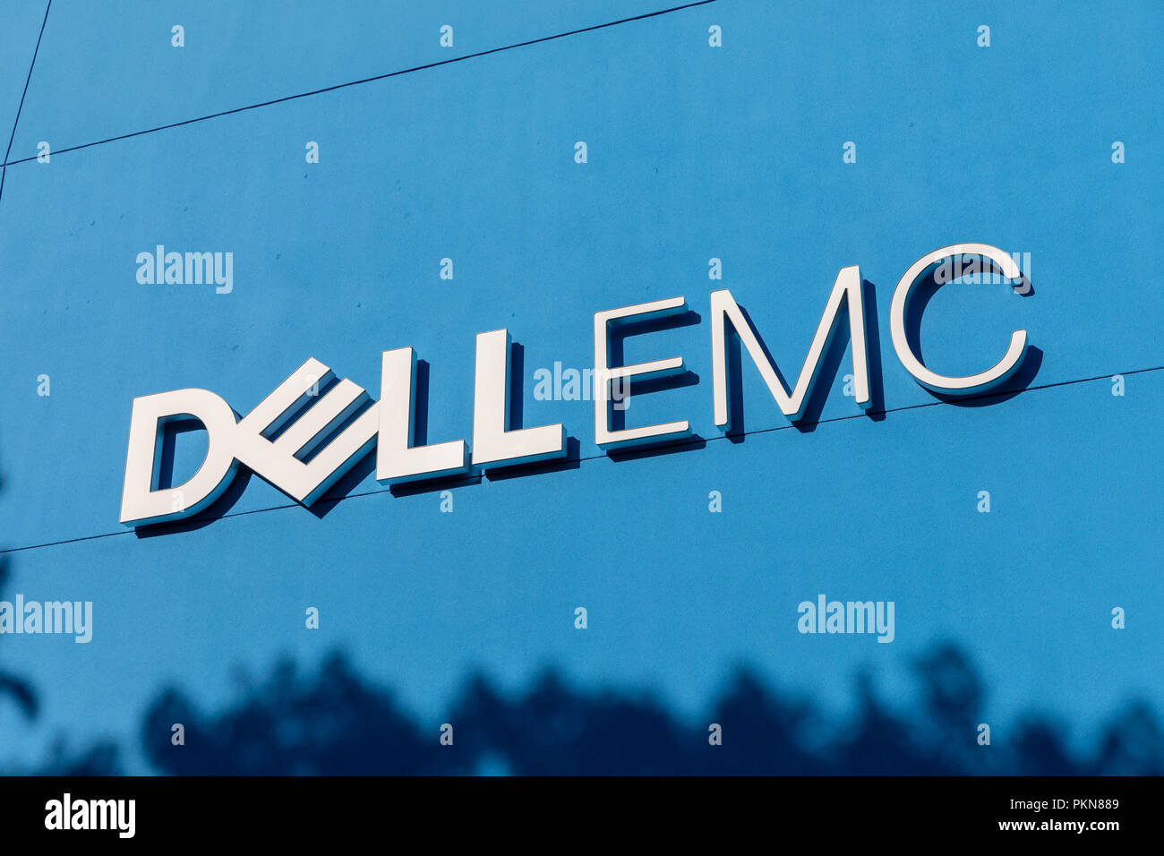 EMC Dell, Great America Parkway, Santa Clara, Californie, États-Unis Banque D'Images