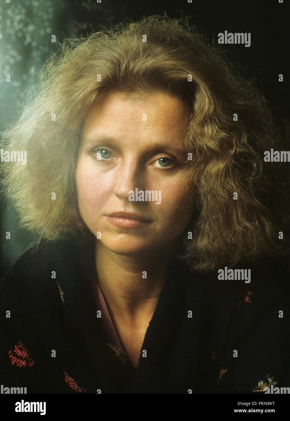 Munchen - 1977, Hanna Schygulla, (Photo Gijsbert Hanekroot) Banque D'Images