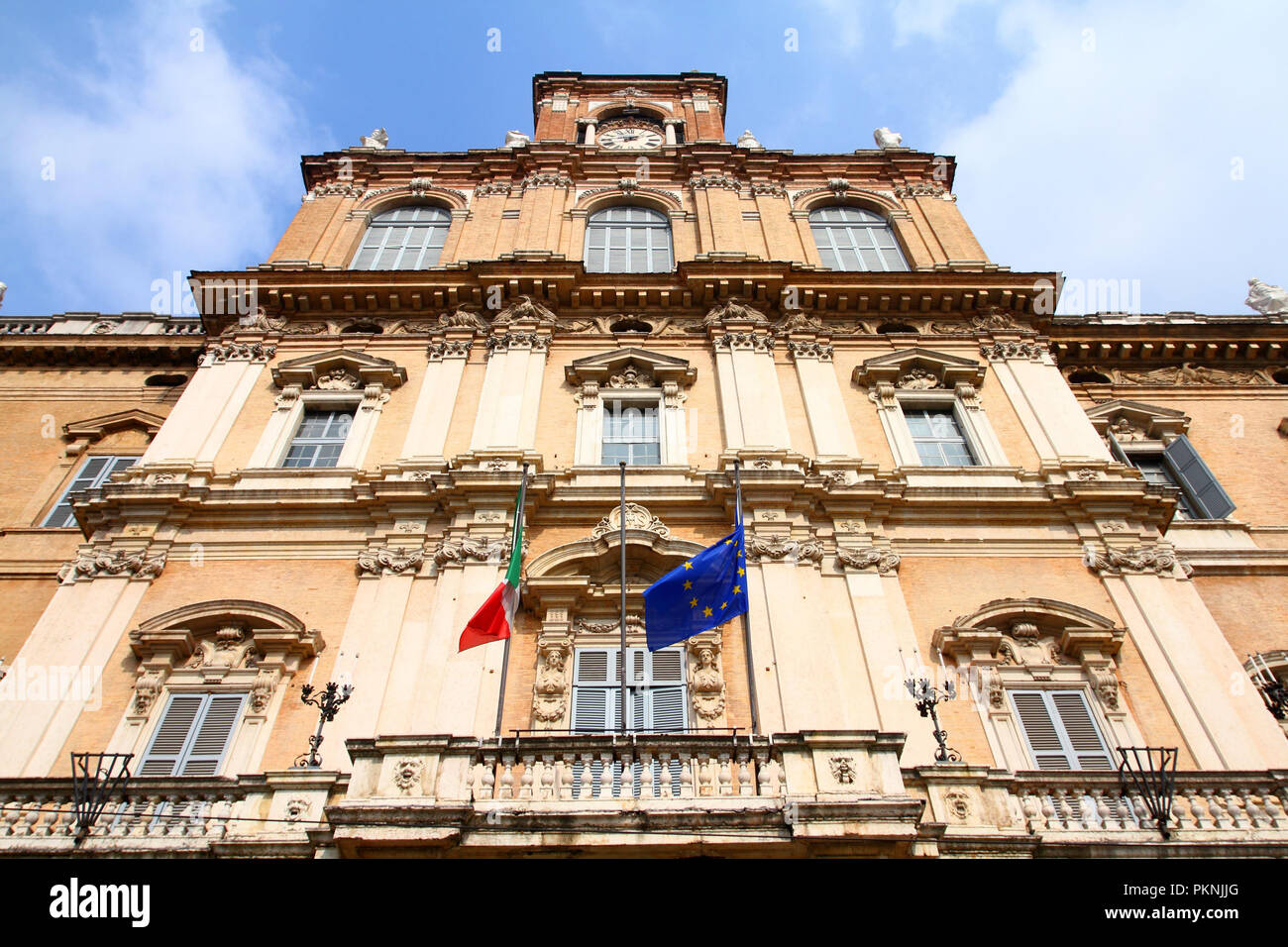 Modena, Italie - Emilie-Romagne. Palazzo Ducale - en ce moment académie militaire. Banque D'Images