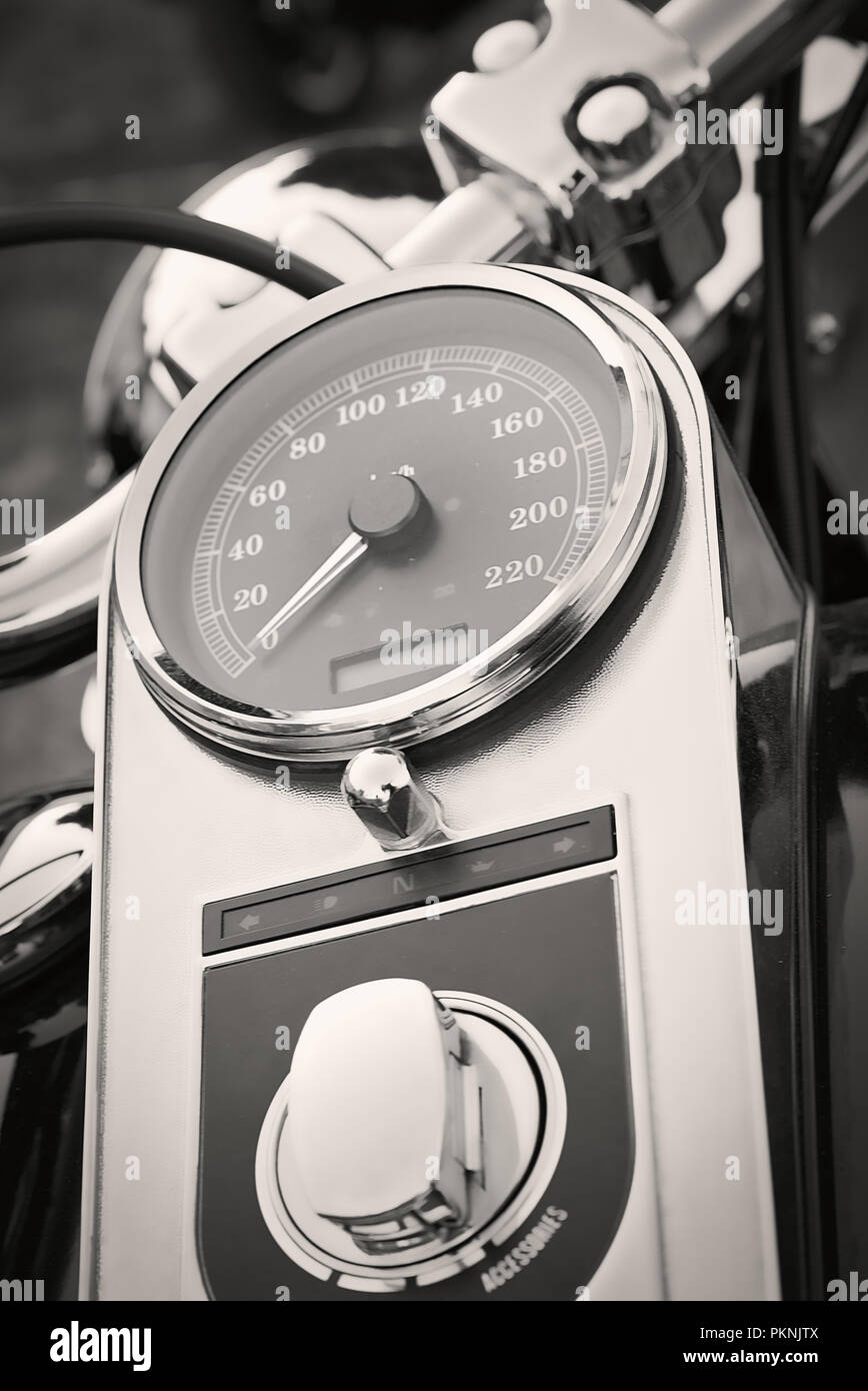 Moto Americana Old Style Banque D'Images