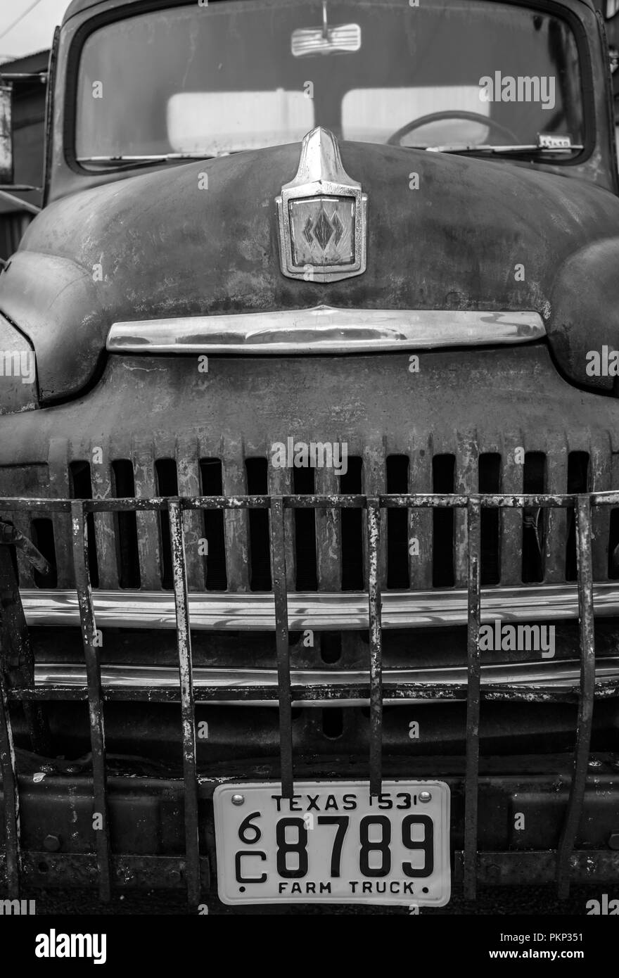 Vieux camion, Texas, États-Unis Banque D'Images