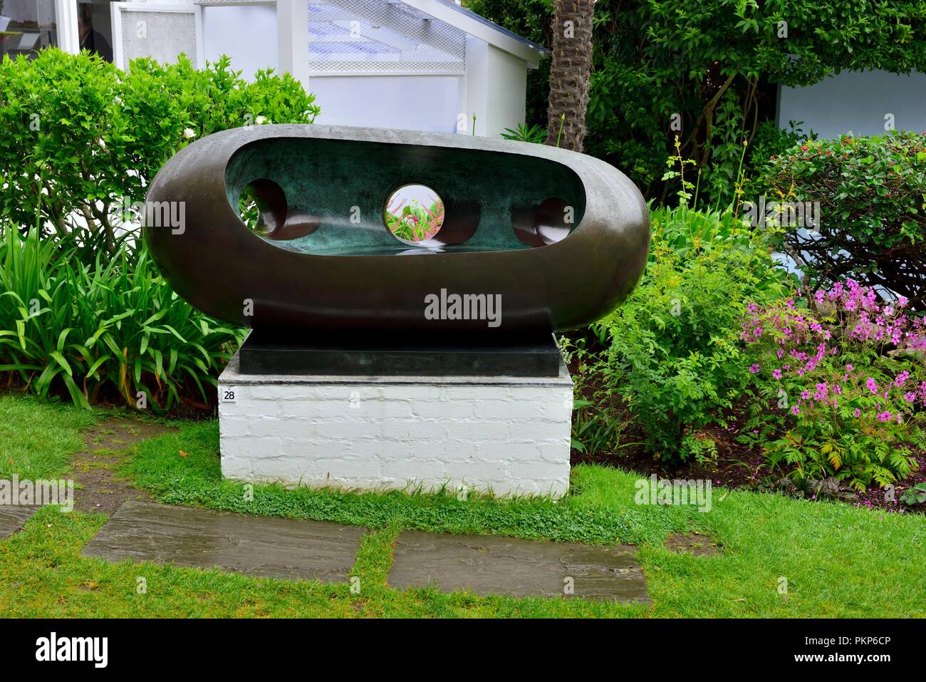 Barbara Hepworth Museum, St Ives, Cornwall, Angleterre, Royaume-Uni Banque D'Images