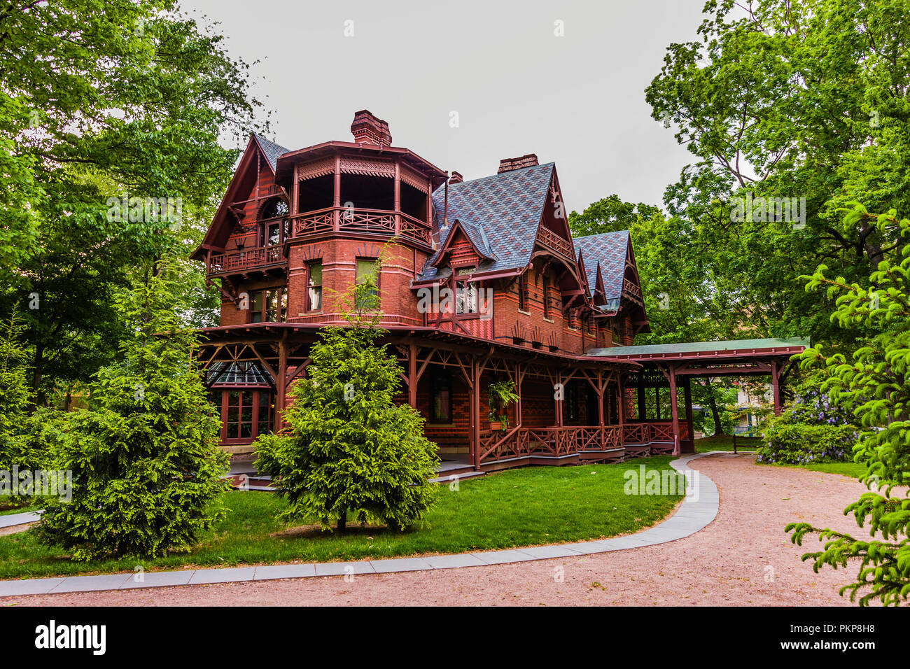 Mark Twain House   Hartford, Connecticut, USA Banque D'Images Mark Twain House   Hartford, Connecticut, USA Banque D'Images
