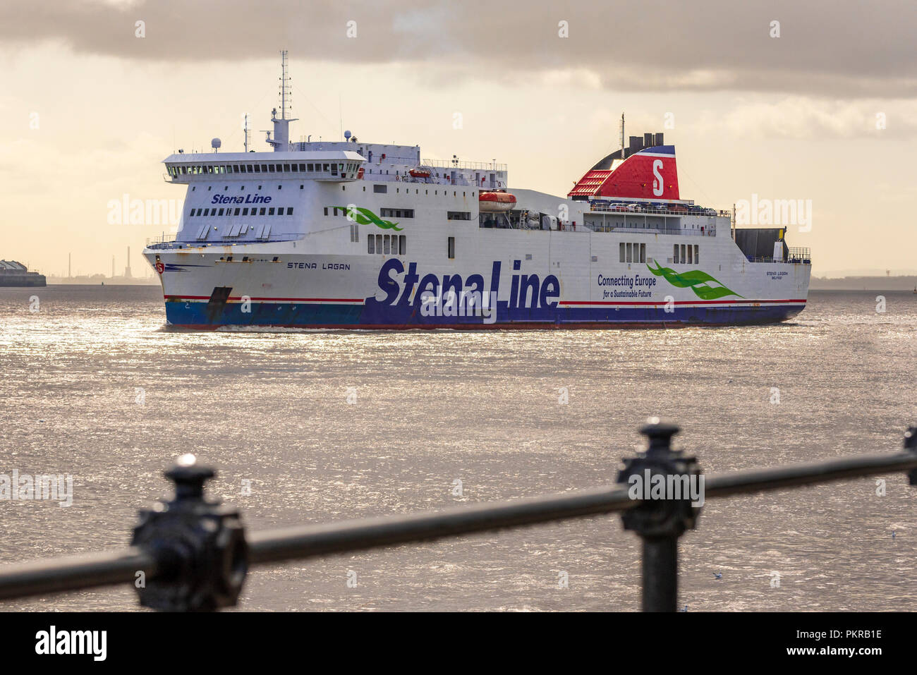 Roro ferry Stena Lagan Banque D'Images