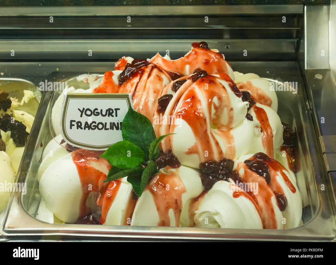 Glace italienne. Banque D'Images