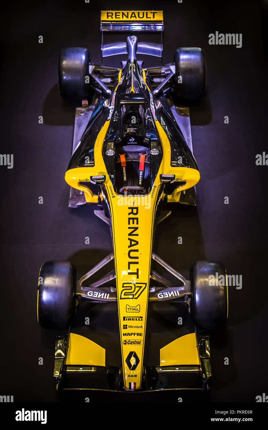 Singapour - Sept 12, 2018 : Renault Sport F1™ Showcase dans Northpoint Ville, Singapore, Singapour. Banque D'Images