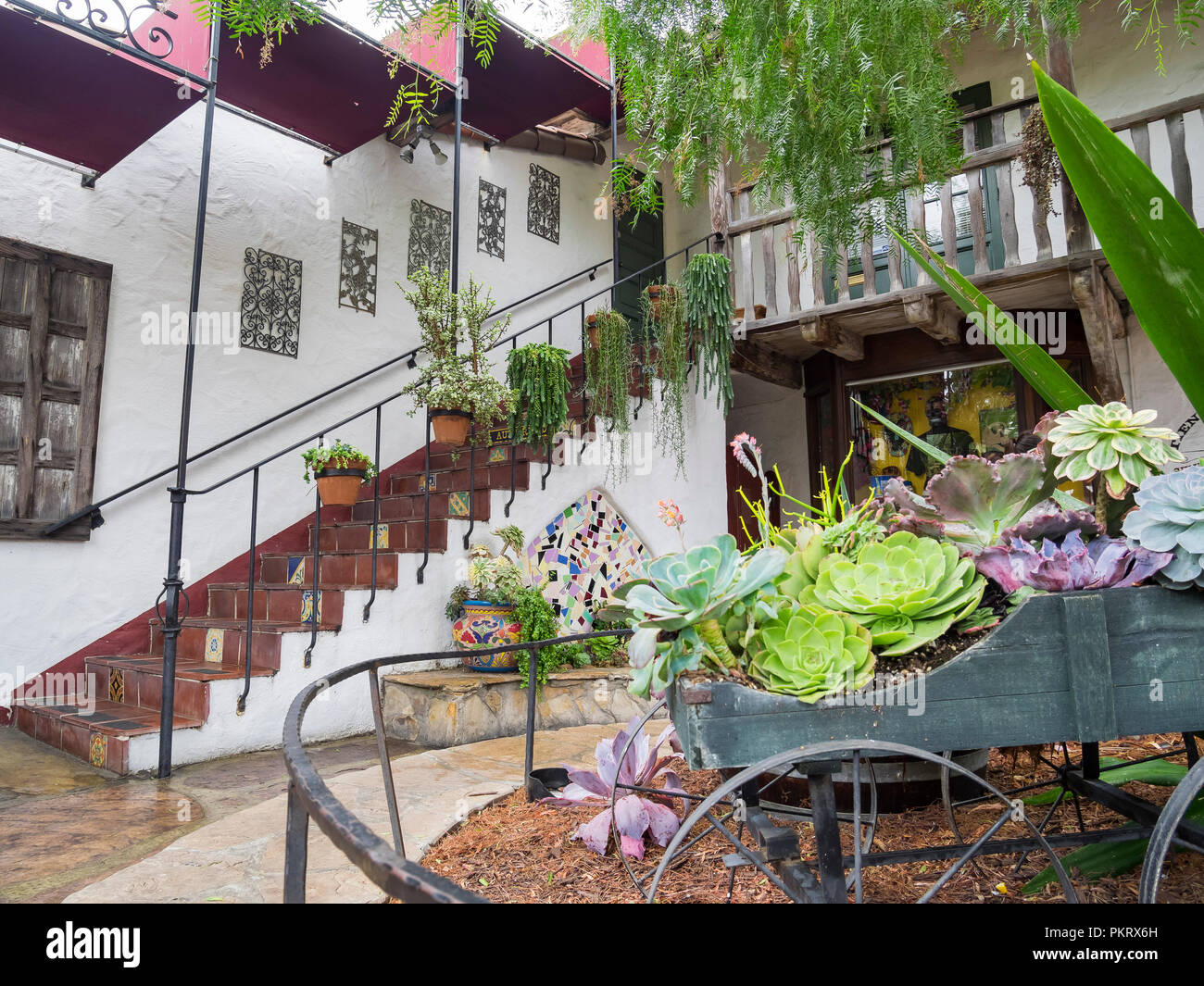 San Diego, 2 août : belle Plaza de las Armas dans la vieille ville historique le 2 août 2014 à San Diego, Californie Banque D'Images