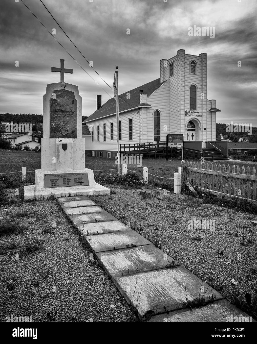 L'église Saint Antoine à 296 West Street à St. Anthony, Terre-Neuve et Labrador Banque D'Images