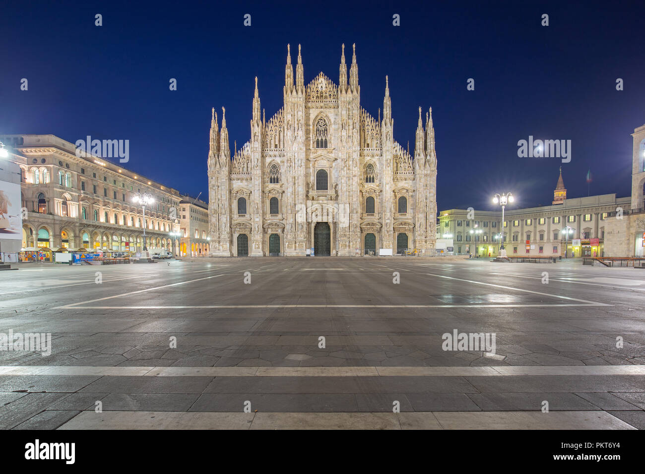 La cathédrale de Milan ou Duomo de Milan à Milan, Italie. Banque D'Images