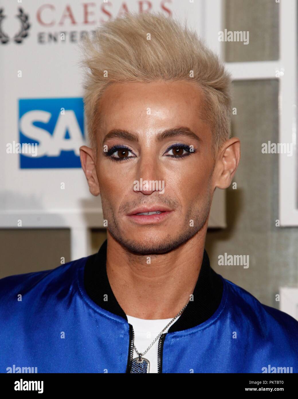 Las Vegas, NV, USA. 14Th Sep 2018. Frankie Grande aux arrivées de la montée jusqu'à la prestation de Gala Tyler Robinson Foundation (TRF), Caesars Palace, Las Vegas, NV le 14 septembre 2018. Credit : JA/Everett Collection/Alamy Live News Banque D'Images