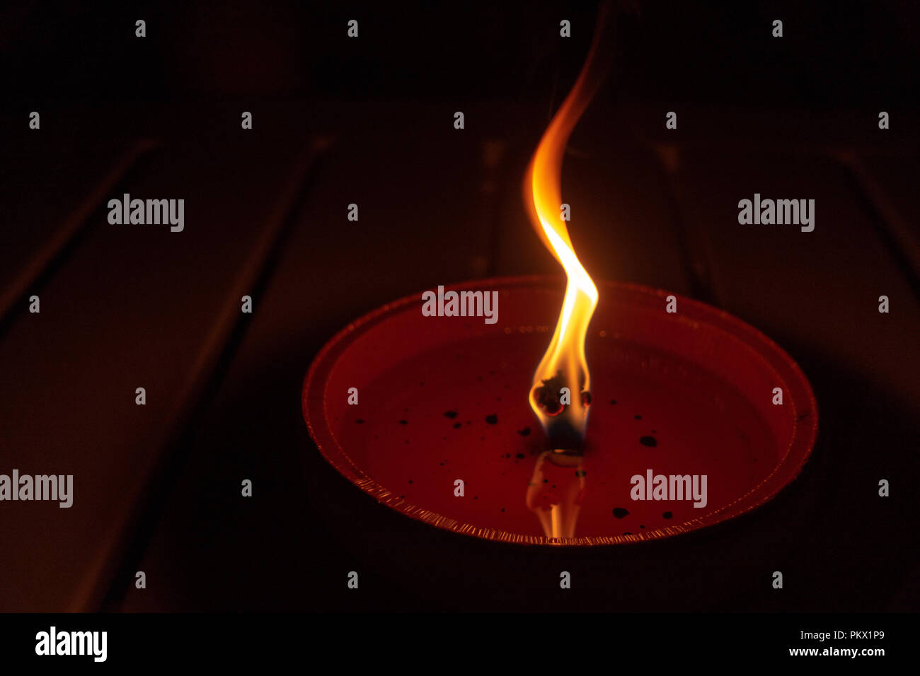 Flamme feu noir blanc Banque de photographies et d’images à haute