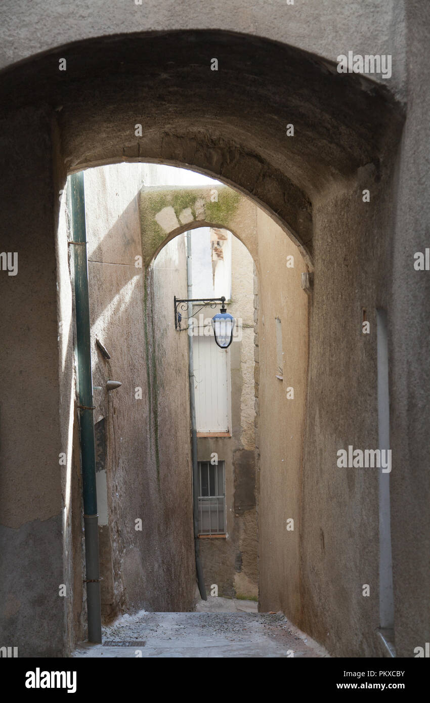 Sisteron, Alpes de Haute-Provence, dans la région Provence-Alpes-Côte d'Azur. Banque D'Images