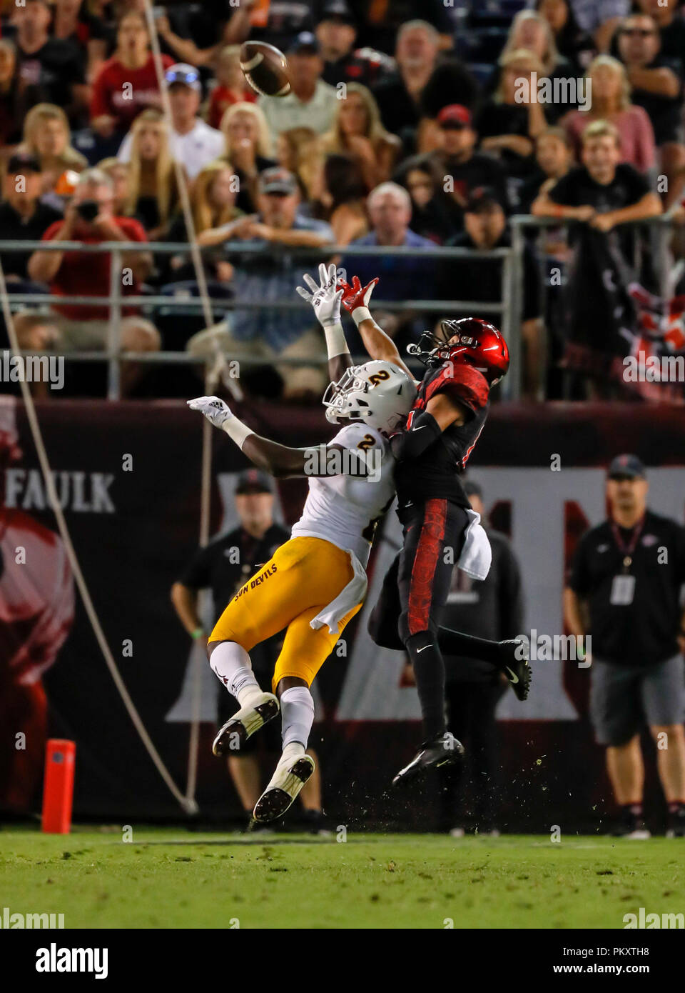 San Diego, Californie, USA. 15 Sep, 2018. SDCCU au Stadium de San Diego, en Californie. Michael Cazares/Cal Sport Media/Alamy Live News Crédit : Cal Sport Media/Alamy Live News Banque D'Images