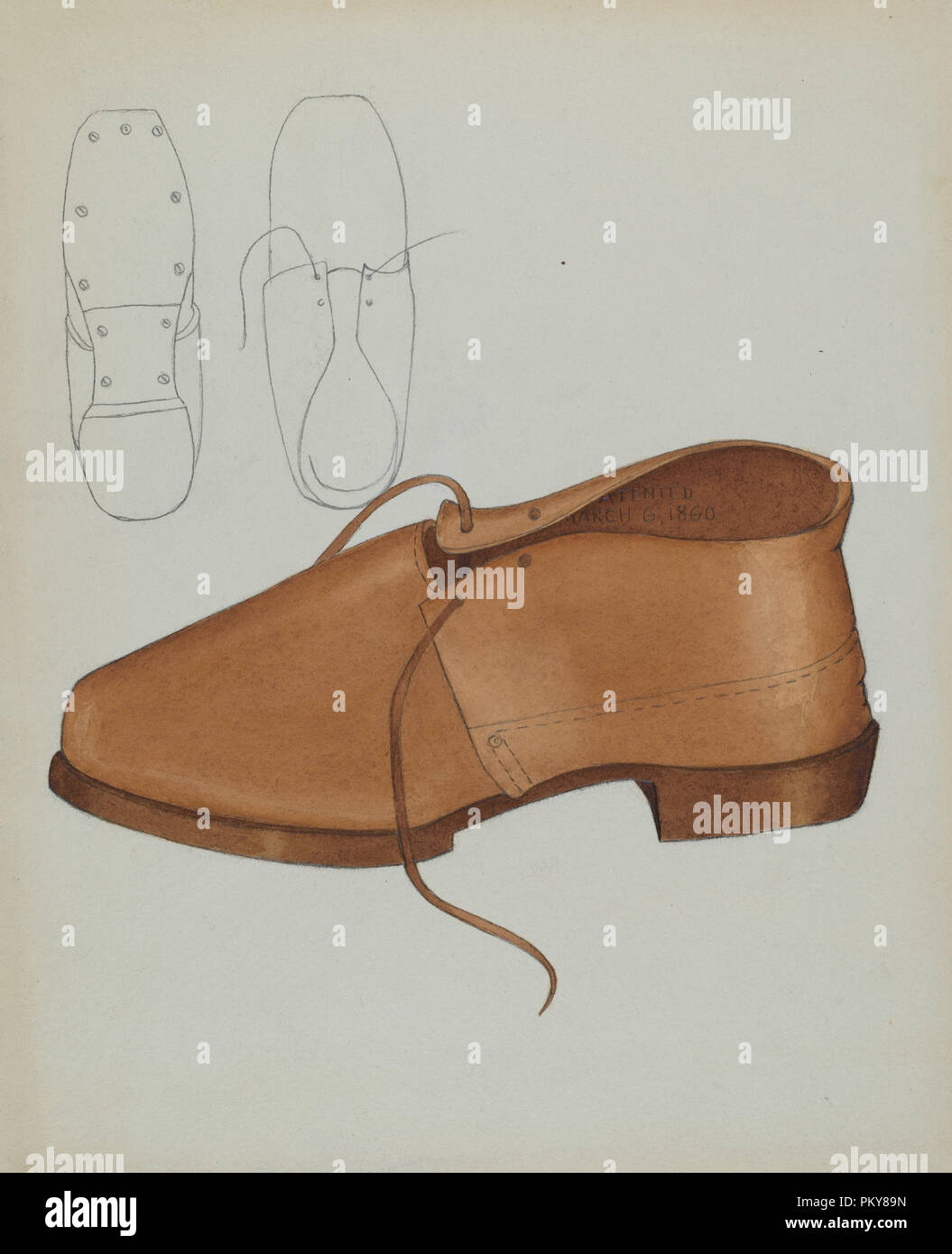 Service de l'homme. En date du : ch. 1936. Dimensions : hors tout : 28 x 23,2 cm (9 x 11 1/8 in.). Médium : aquarelle et graphite sur papier. Musée : National Gallery of Art, Washington DC. Auteur : Marie Mitchell. Banque D'Images Service de l'homme. En date du : ch. 1936. Dimensions : hors tout : 28 x 23,2 cm (9 x 11 1/8 in.). Médium : aquarelle et graphite sur papier. Musée : National Gallery of Art, Washington DC. Auteur : Marie Mitchell. Banque D'Images