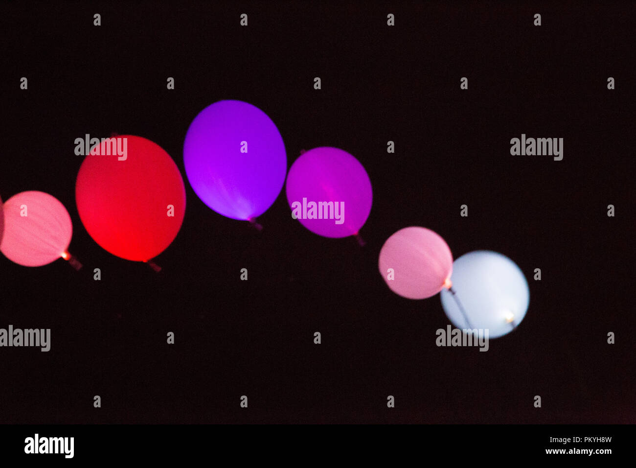 Light baloons Banque D'Images