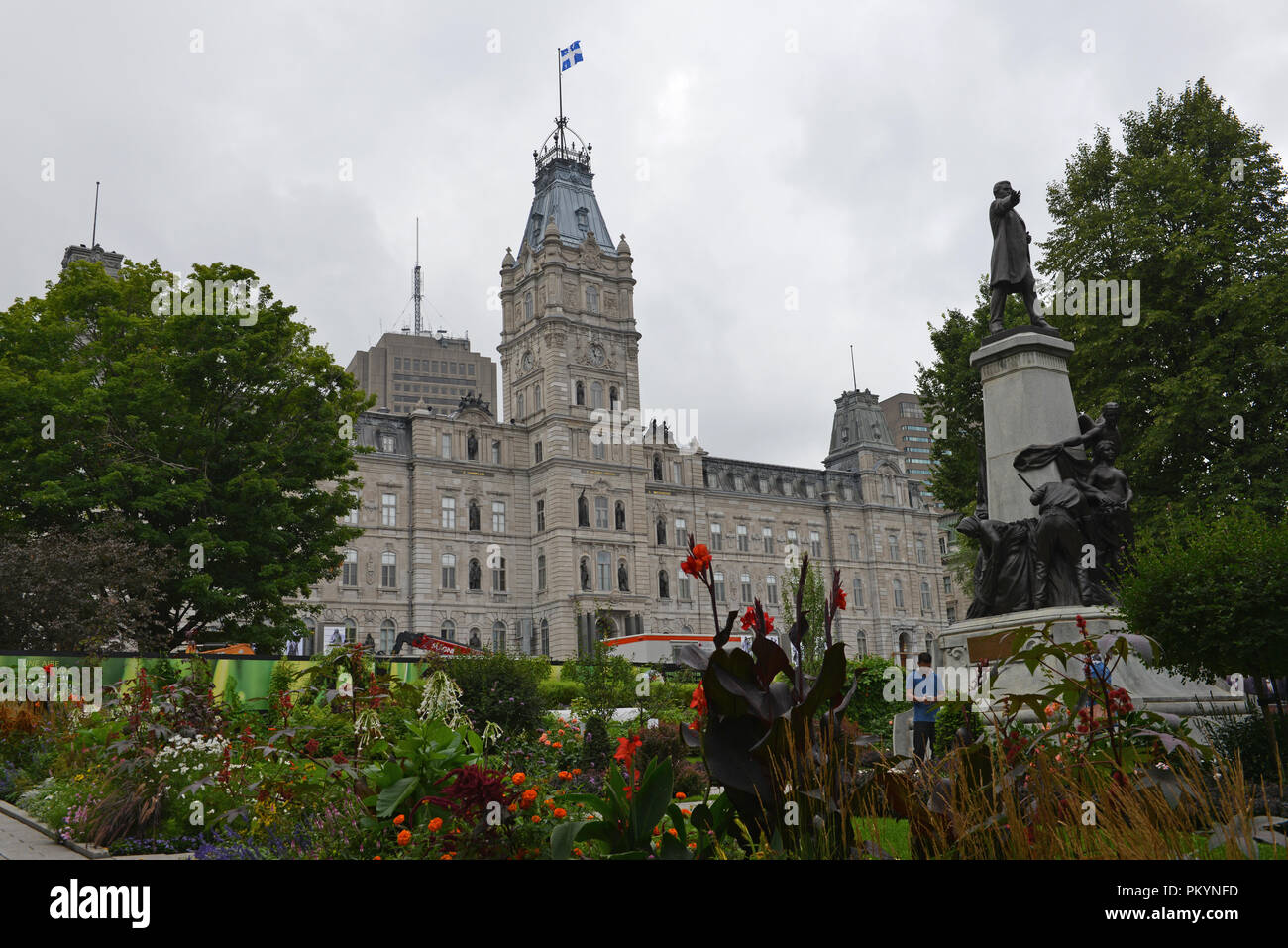 Sur la ville de Québec Banque D'Images