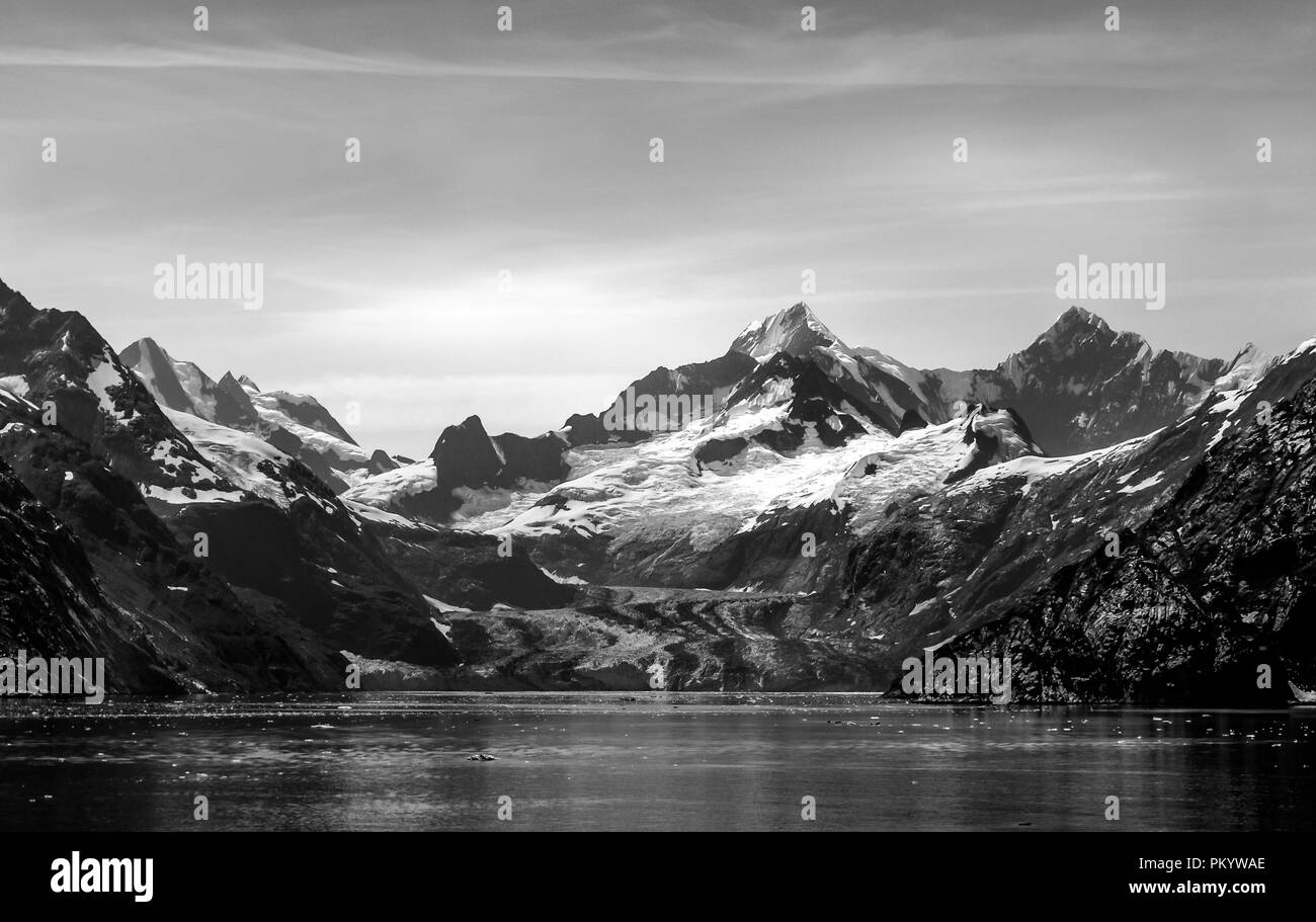 John Hopkin Inlet dans l'été Banque D'Images