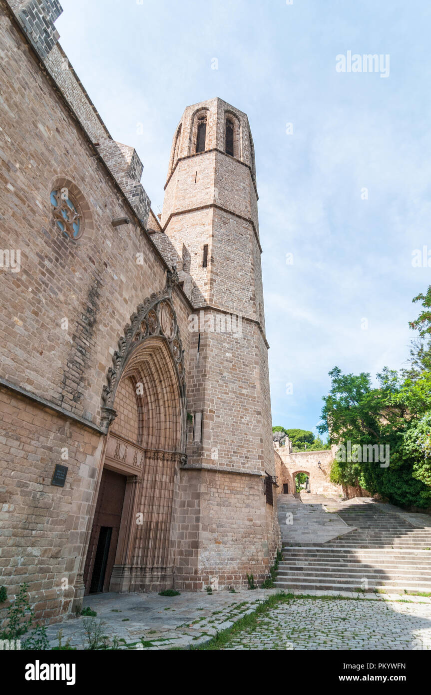 Monastère de Pedralbes, monastère de Santa Maria, Barcelone, Catalogne, Espagne Banque D'Images