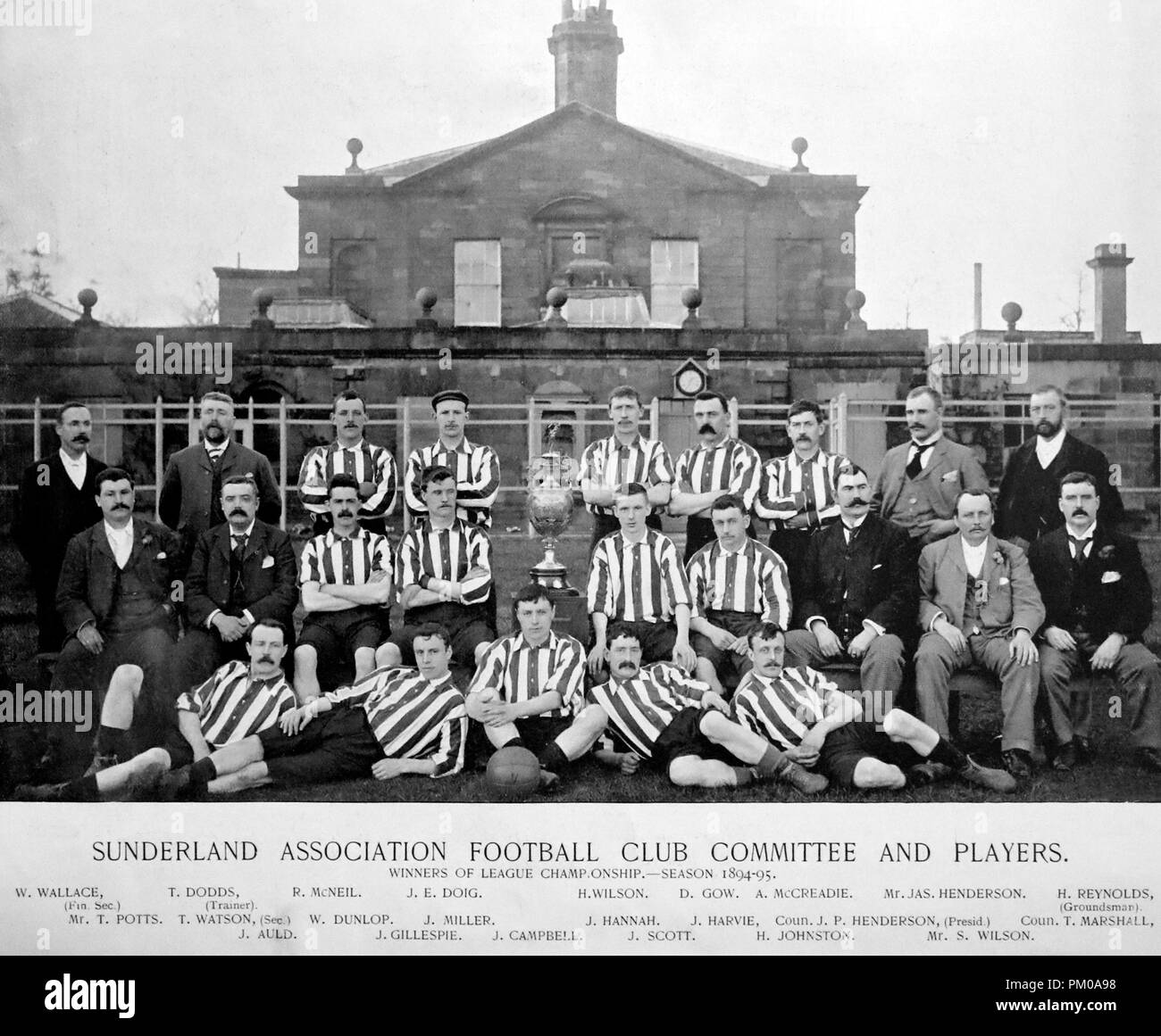 Sunderland Football Club, 1895 Banque D'Images