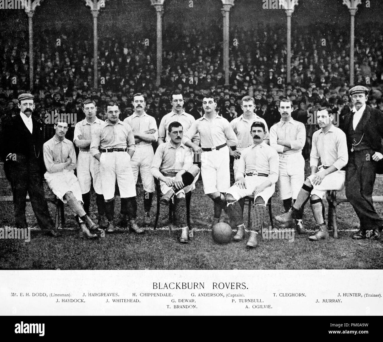 Blackburn Rovers, 1890 Banque D'Images