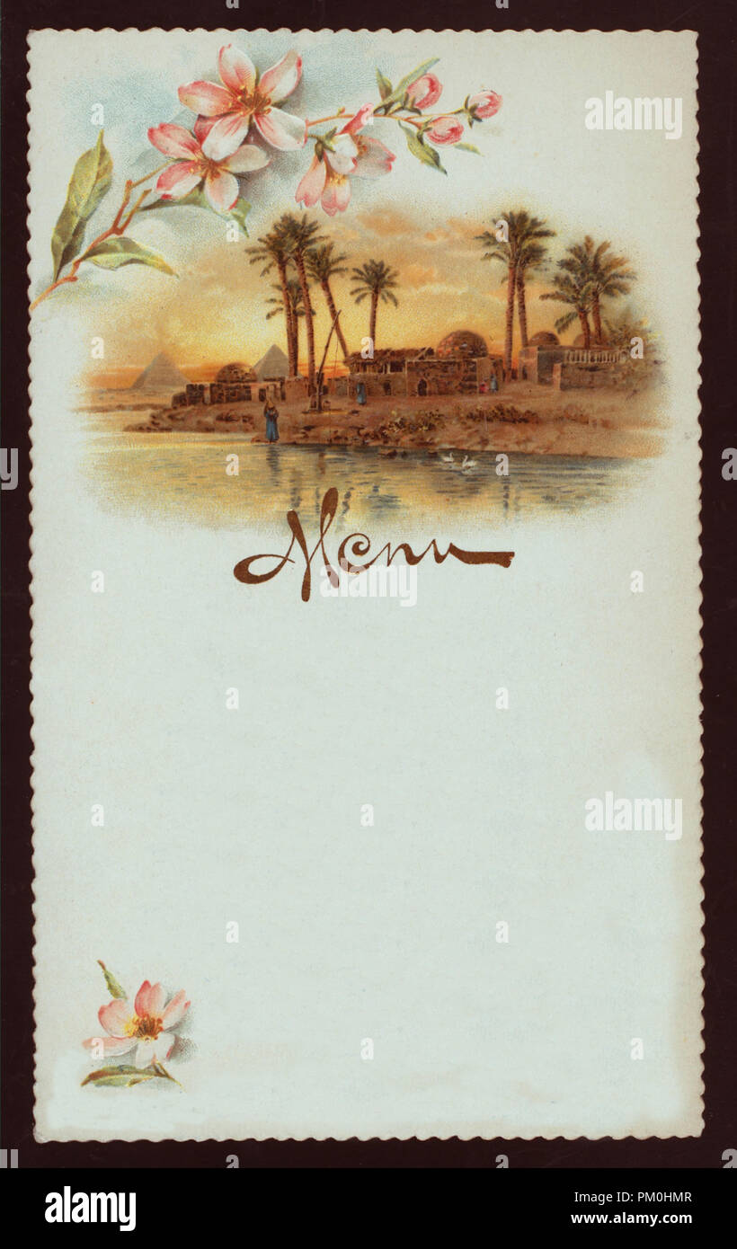 Illustration sur le thème de l'Egypte ancienne Vintage Banque D'Images