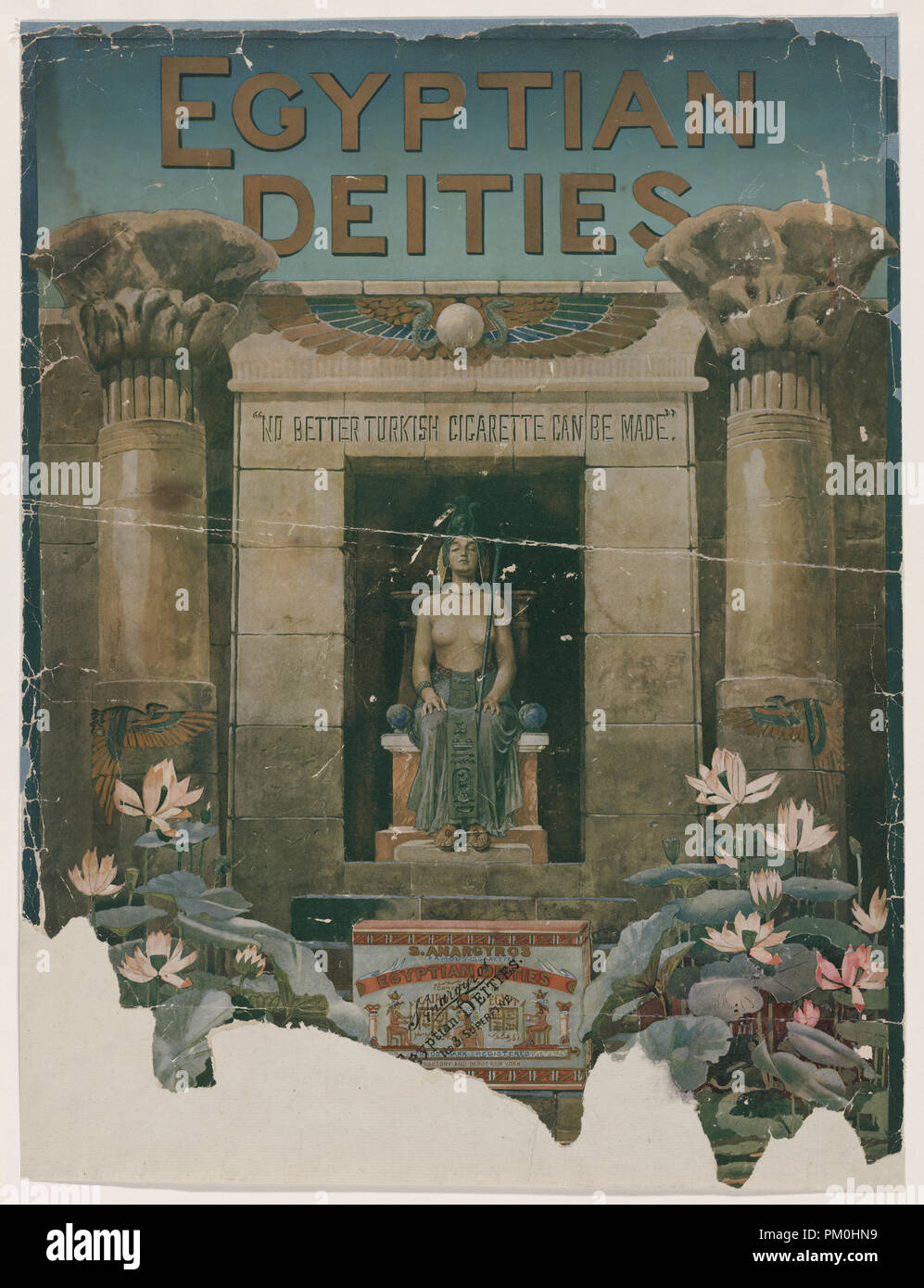 Illustration sur le thème de l'Egypte ancienne Vintage Banque D'Images