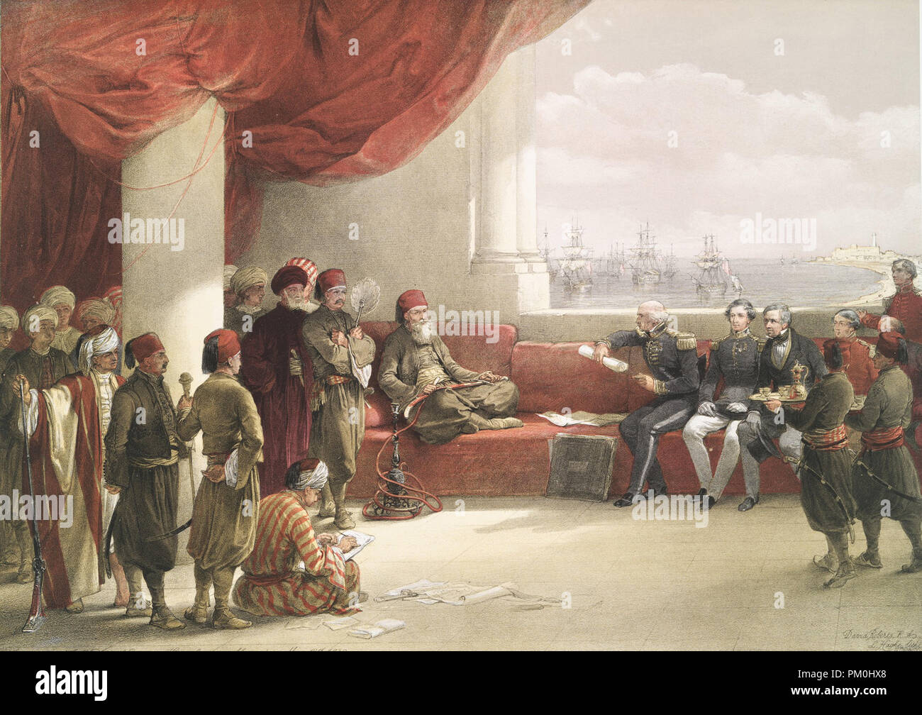 Illustration sur le thème de l'Egypte ancienne Vintage Banque D'Images