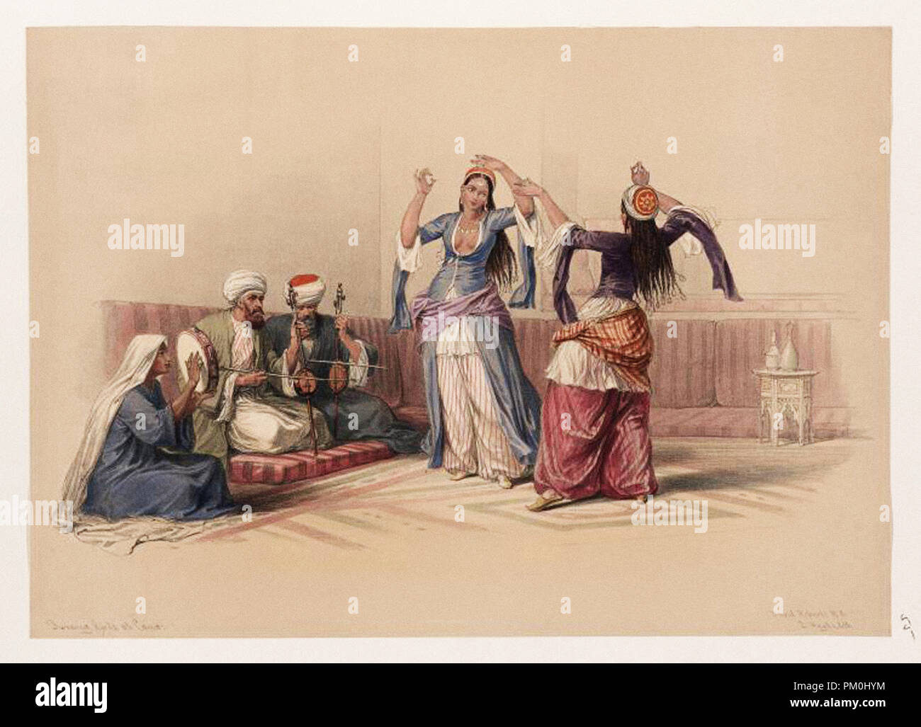 Illustration sur le thème de l'Egypte ancienne Vintage Banque D'Images