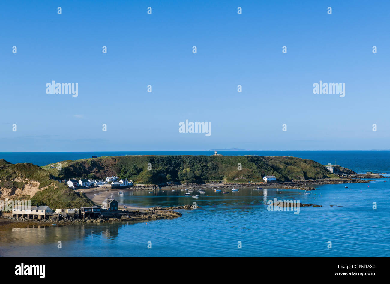 Sur le Porth Dinllaen Péninsule Lleyn North Wales Banque D'Images