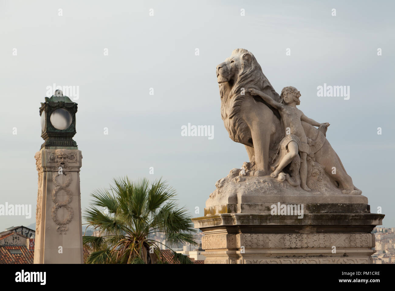 La gare de Marseille-Saint-Charles, Marseille, France. Banque D'Images
