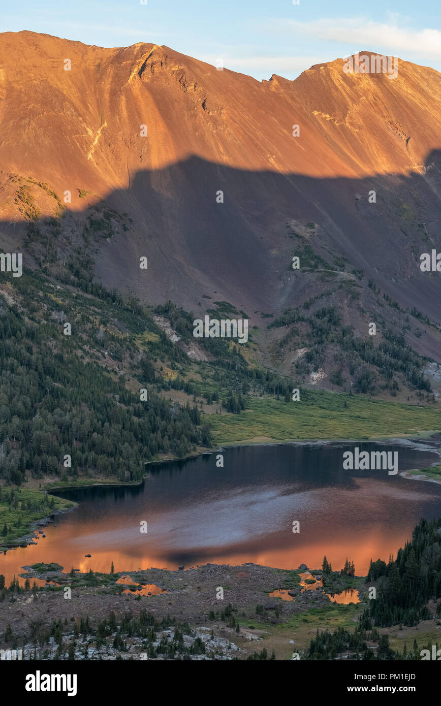 Francis Lake dans l'Oregon est Montagnes Wallowa. Banque D'Images