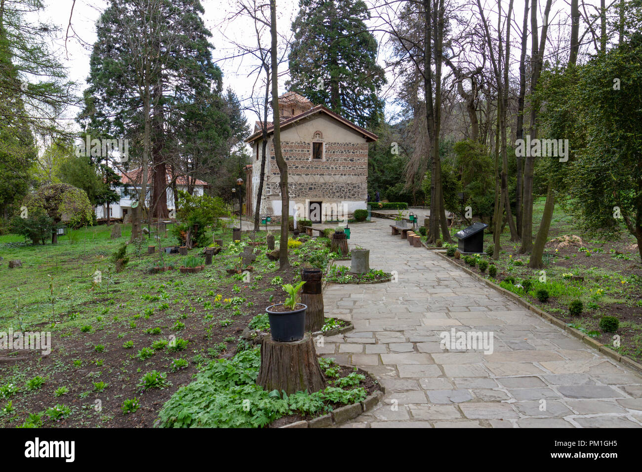 L'église de Boyana (Боянска църква Boyanska tsărkva,), une cité médiévale de l'église orthodoxe bulgare, Sofia, Bulgarie. Banque D'Images