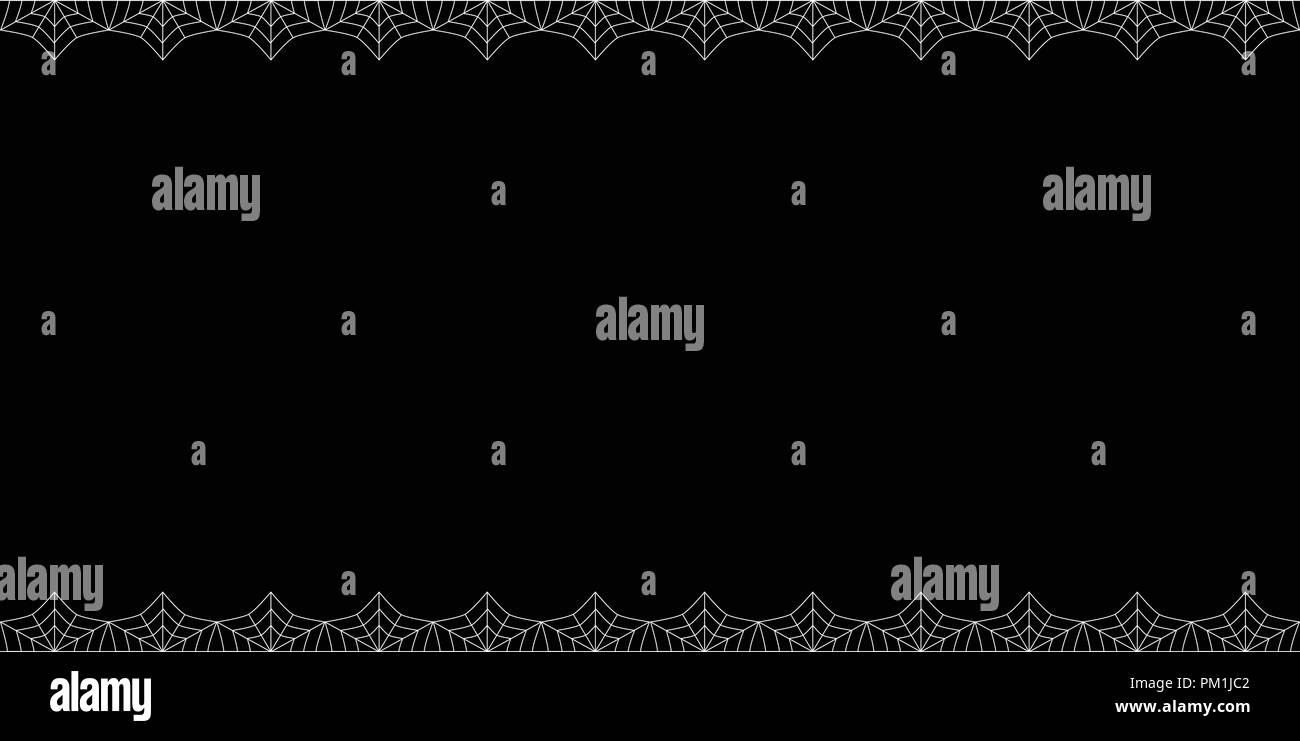 Cette élégante chambre double vecteur rectangle haut et bas dos blanc frontière avec copie espace pour texte isolé sur fond noir. Modèle pour l'invitation, fly Illustration de Vecteur