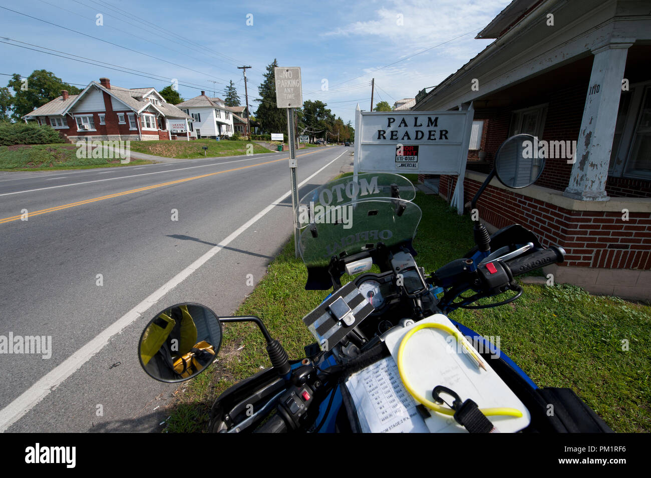 États-unis - 2013 : Ancienne Route 11 au centre-ville d'Martensburg la Virginie de l'Ouest. (Photo par Douglas Graham/sauvage Photos de lumière) Banque D'Images