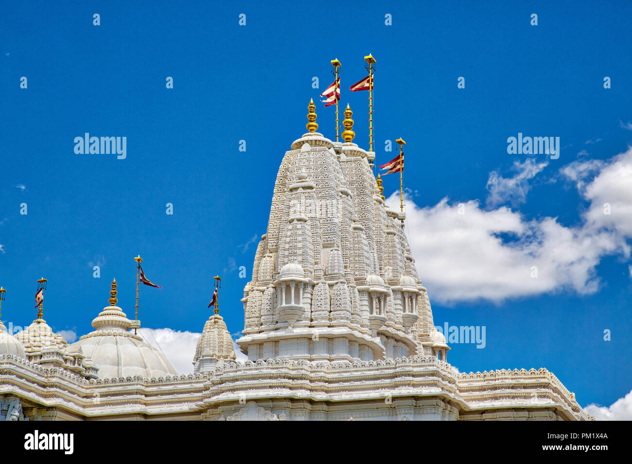 Temple BAPS Shri Swaminarayan Mandir Temple Hindou à Toronto Banque D'Images
