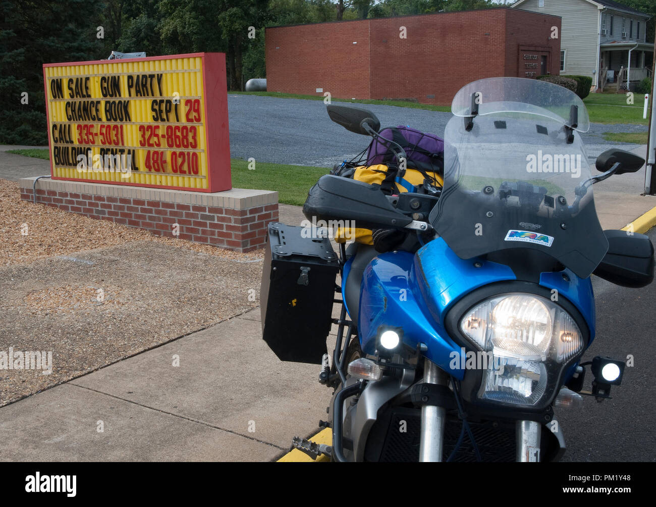 États-unis - 2013 : tournée de l'aventure en moto est la plus forte croissance de l'industrie de la motocyclette. (Photo par Douglas Graham/Wild Light Banque D'Images