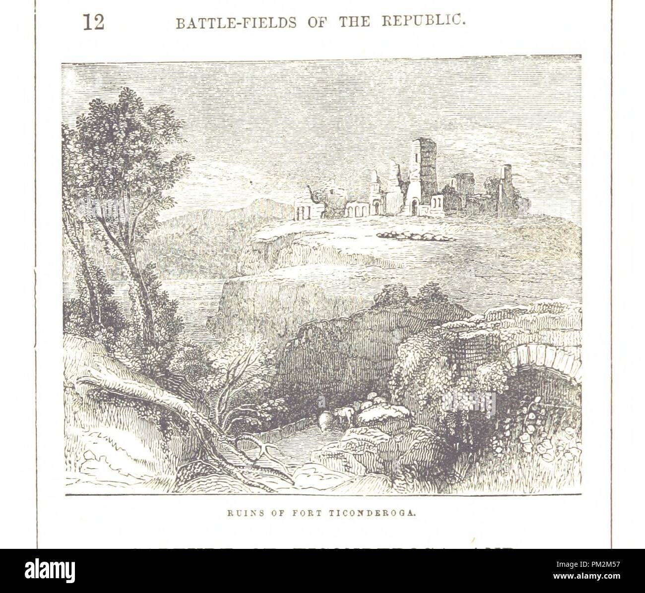 Libre à partir de la page 20 de "l'Battle-Fields de la République, d'Lexington à la Ville de Mexique, etc' . Banque D'Images