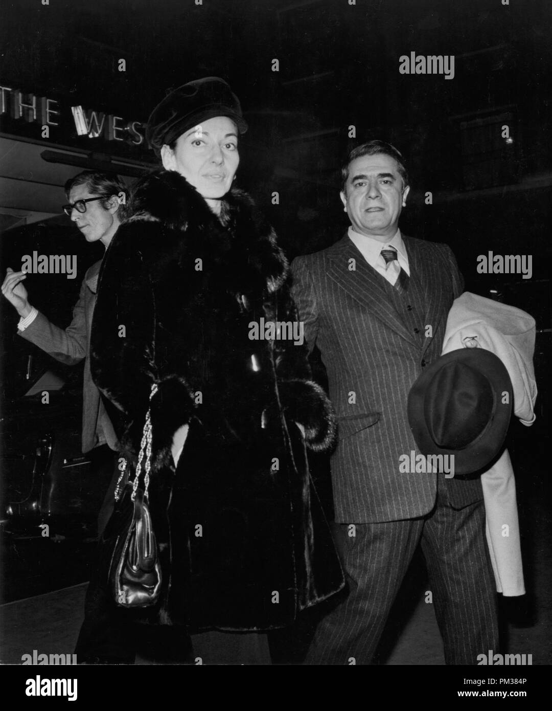 Maria Callas et Giuseppe Di Stefano, 1972 © CCR /Le Hollywood Archive - Tous droits réservés référence #  1152 008THA Banque D'Images