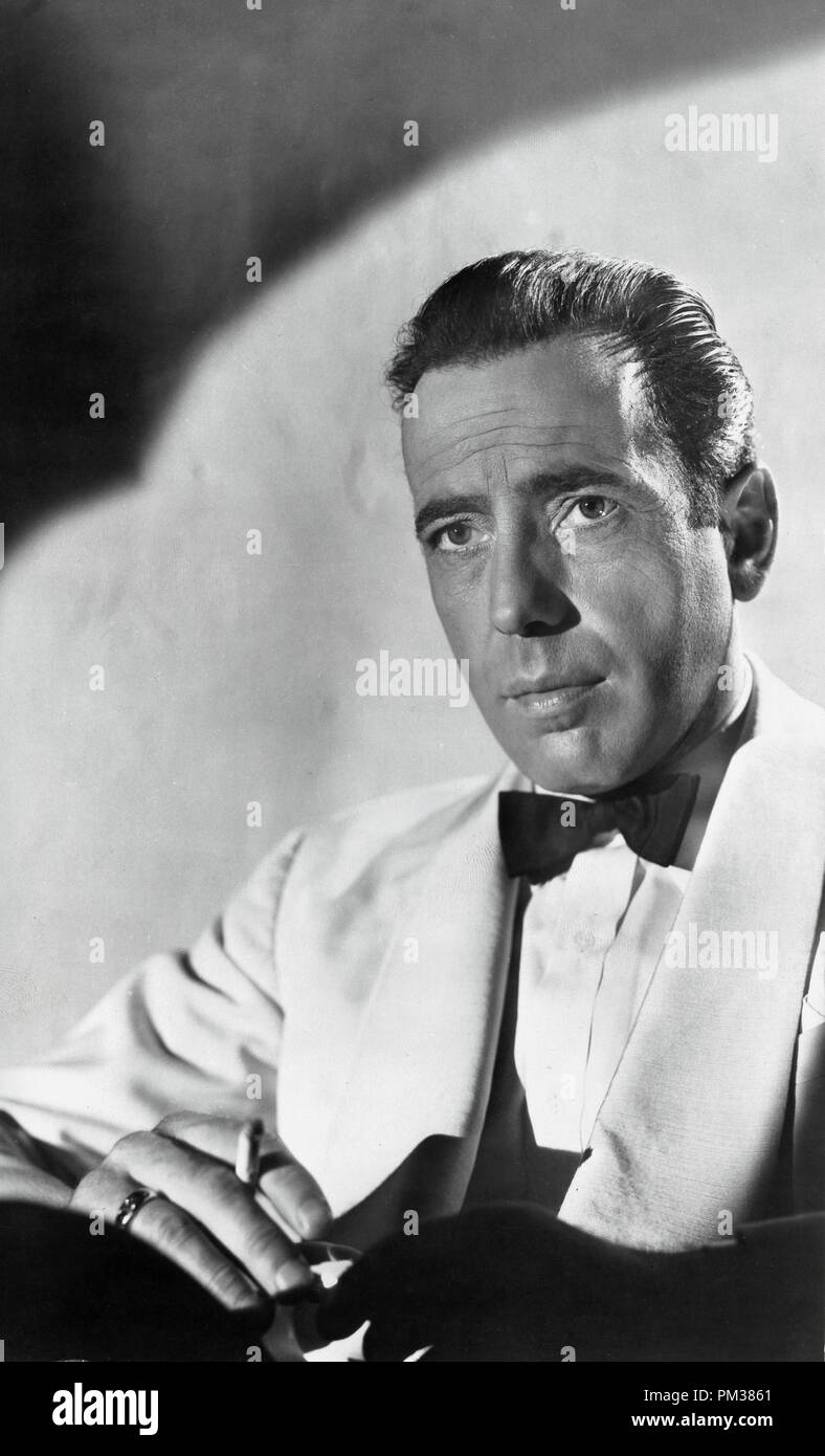 Humphrey Bogart Publiciity encore de 'Casablanca' de référence de dossier 1942 1158 001THA Banque D'Images