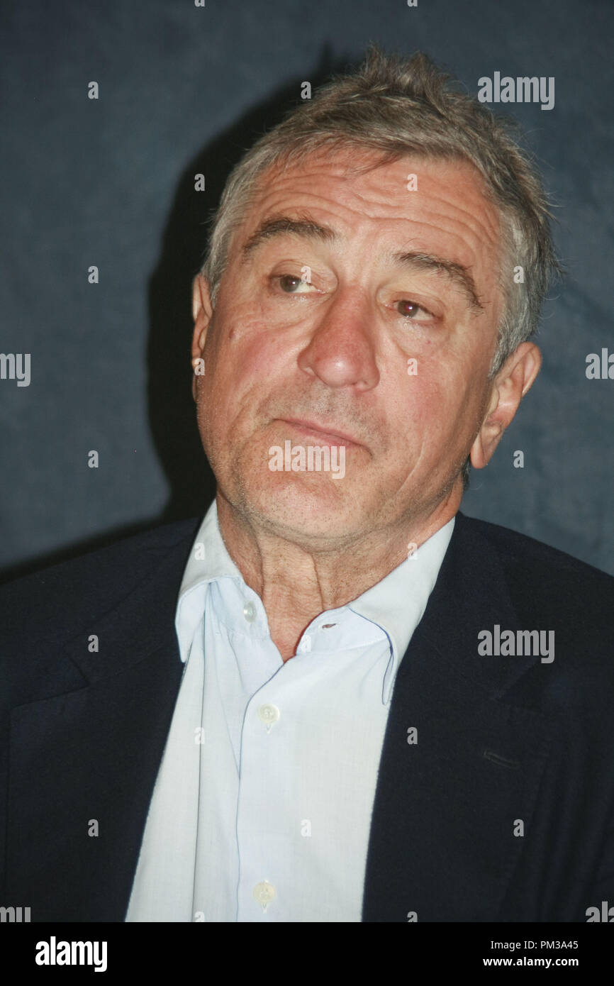 Robert De Niro, 'Everybody's Fine' Session de portrait, le 15 novembre 2009. La reproduction par les tabloïds américains est absolument interdit. Référence #  30141 Fichier 026CCR pour un usage éditorial uniquement - Tous droits réservés Banque D'Images