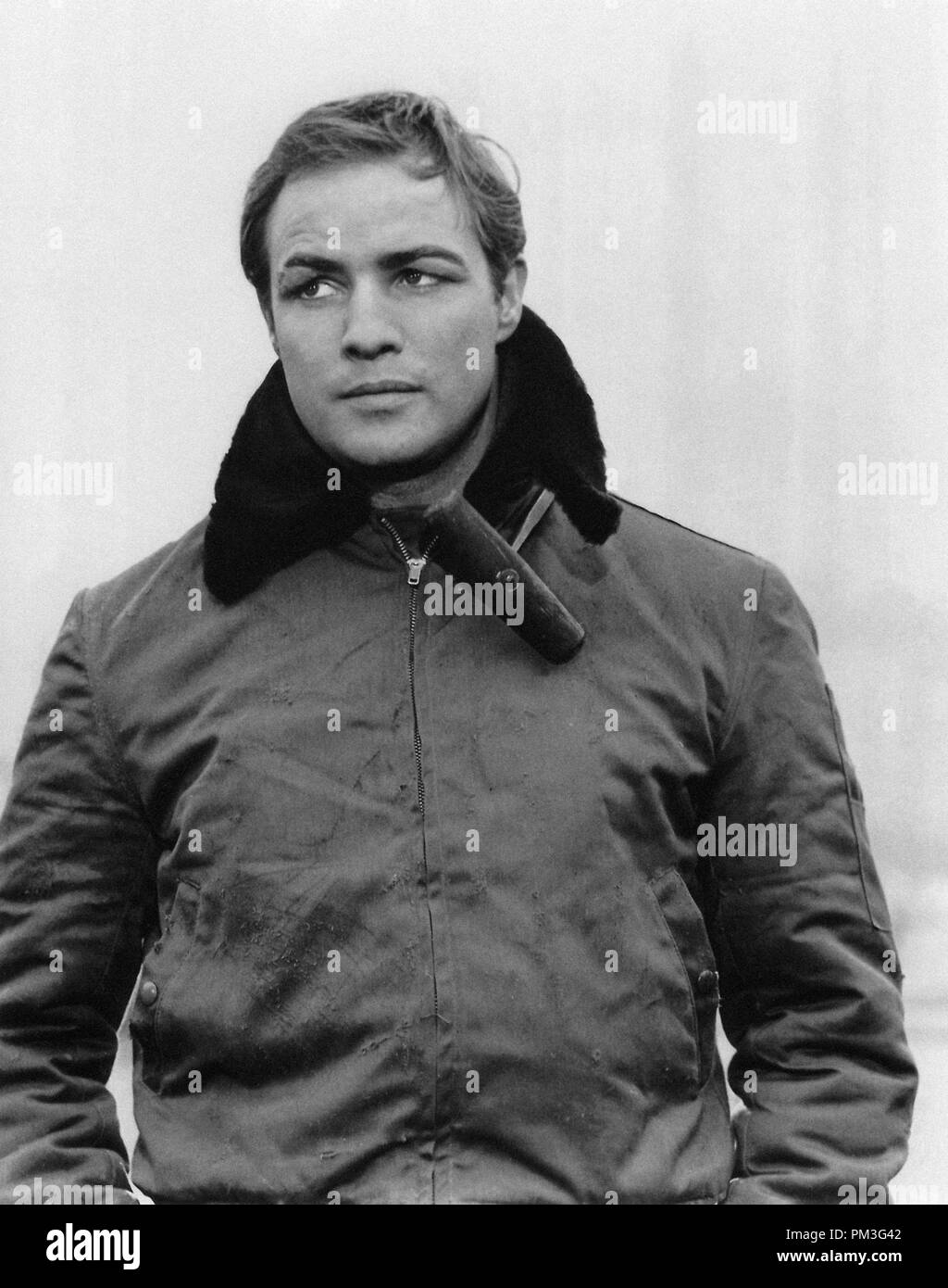 Marlon Brando, "Sur le front", 1954. Référence #  30732 Fichier 389THA Banque D'Images